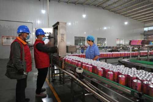 國網孟州市供電公司 電足產業興，日產60萬罐飲料暢銷全國